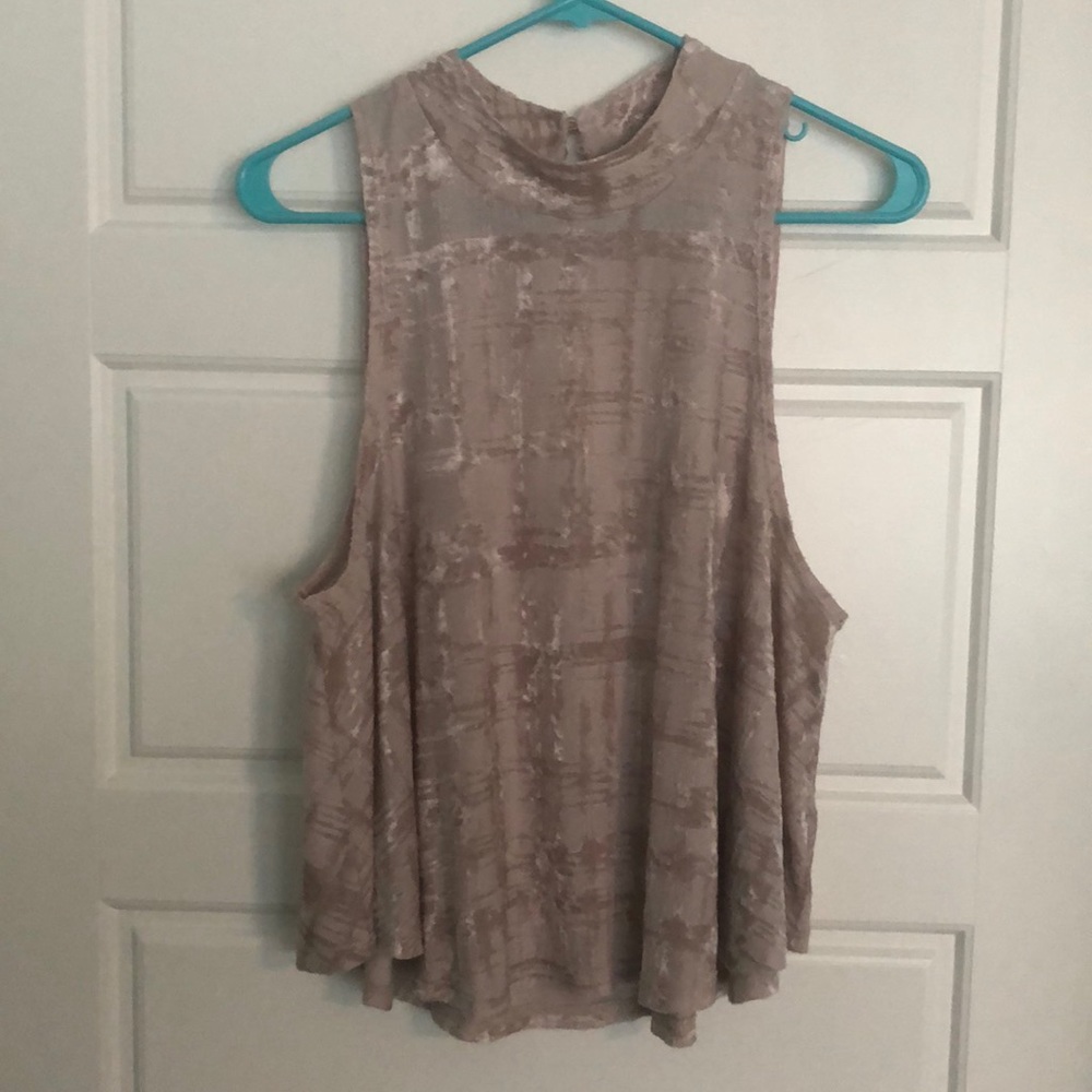 High neck top